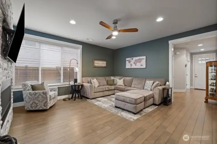 Great room for relaxing and entertaining