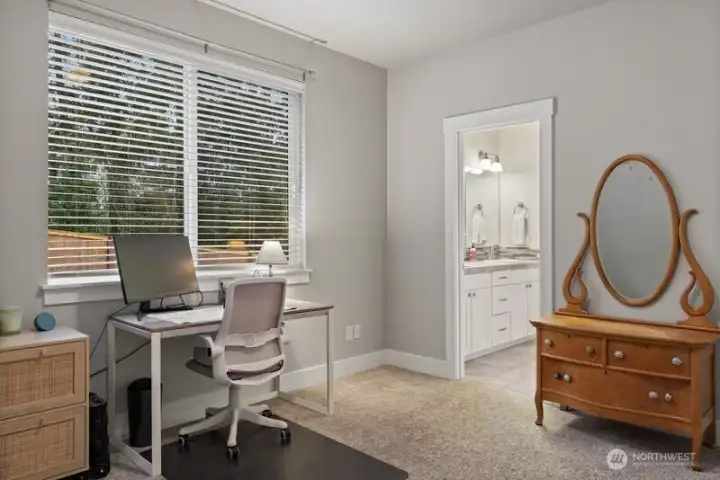 Connects to Jack and Jill bathroom