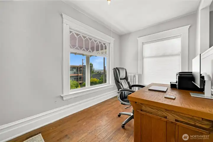 Bonus room at top of stairs