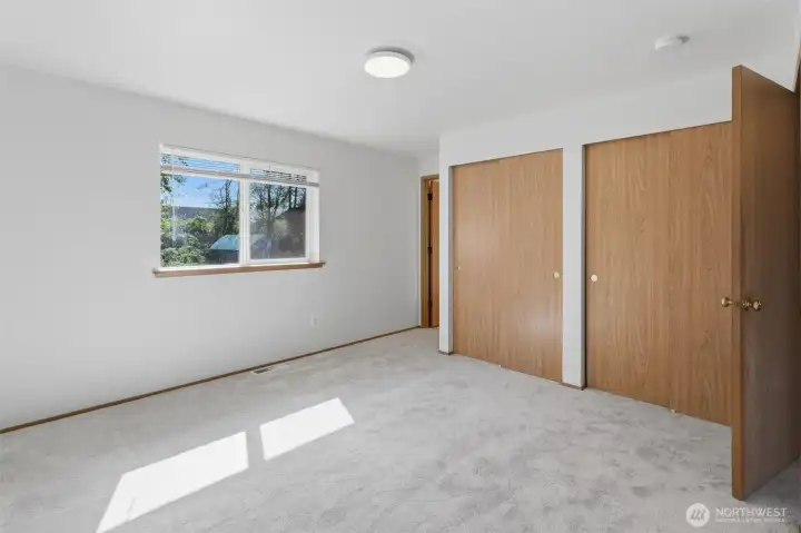 Primary has double closets