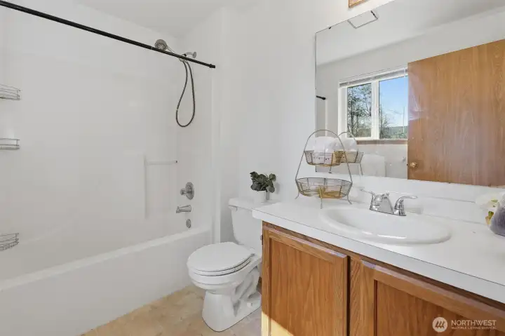 Primary has full bath