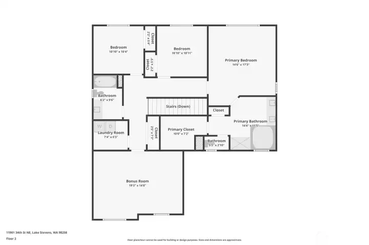 Upper Level Floor Plan