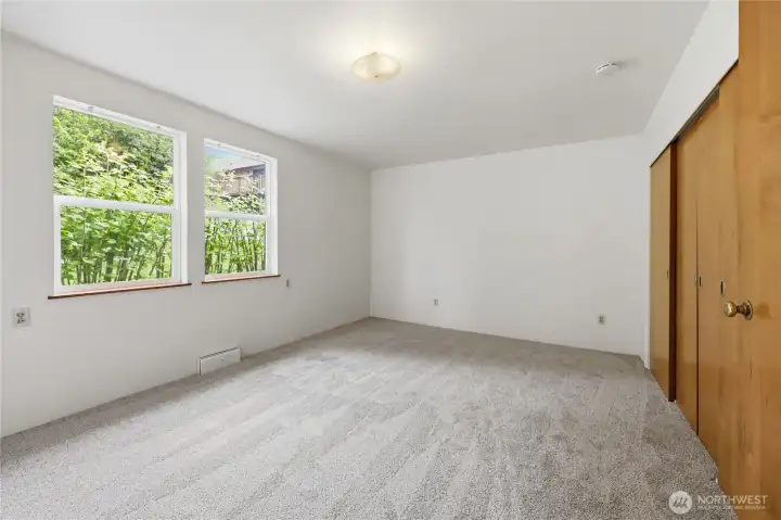 The large primary bedroom.