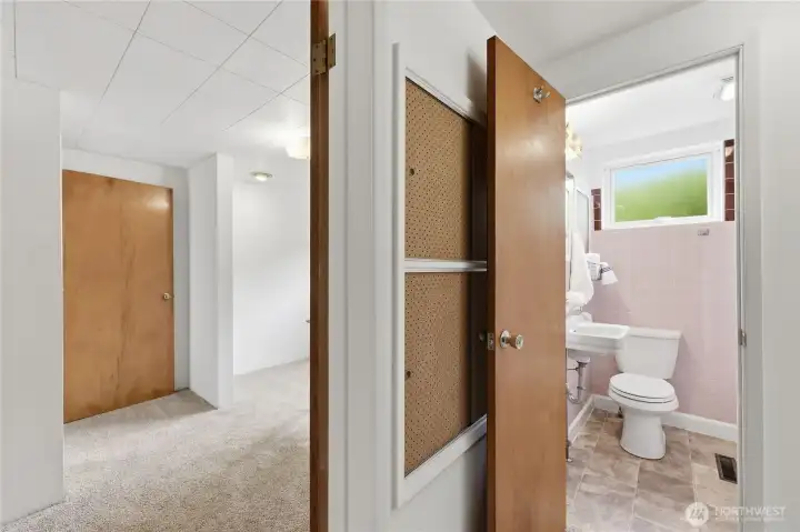 The 3rd bathroom and 2nd bathroom.