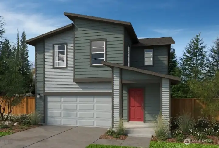 home under construction, showing for Color scheme