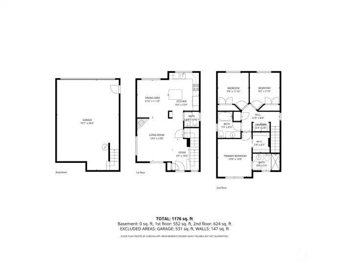 Actual sq ft may vary