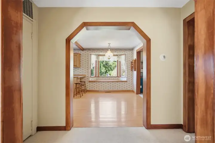 Dining Area w/ Bay Window