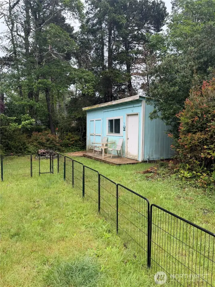 Bunkhouse or storage shed Bunkhouse or storage shed
