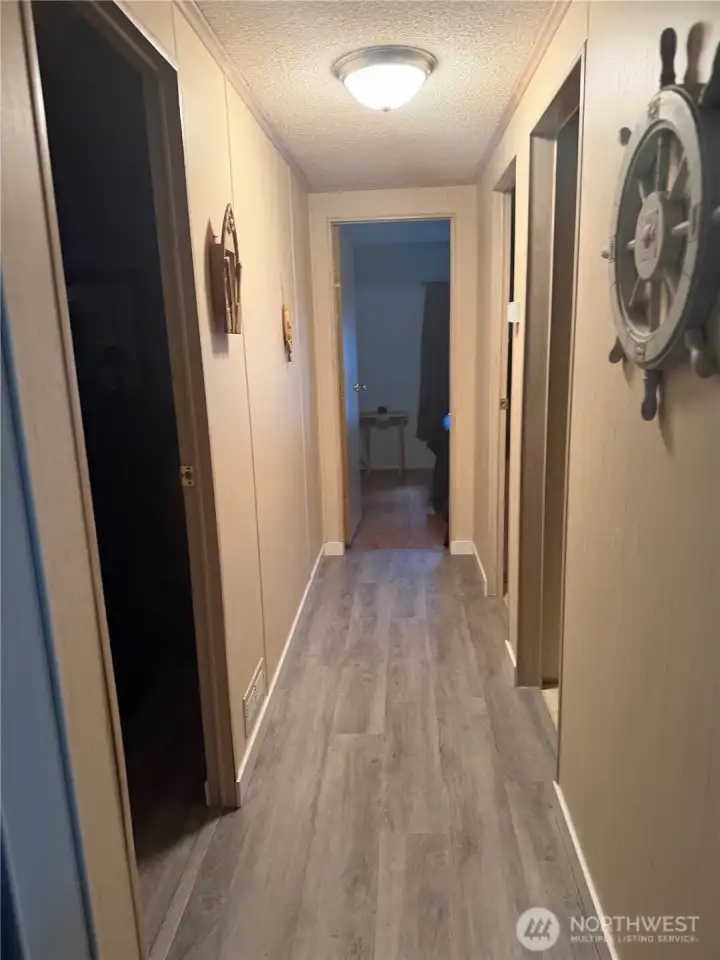 Hallway to other rooms Hallway to other rooms