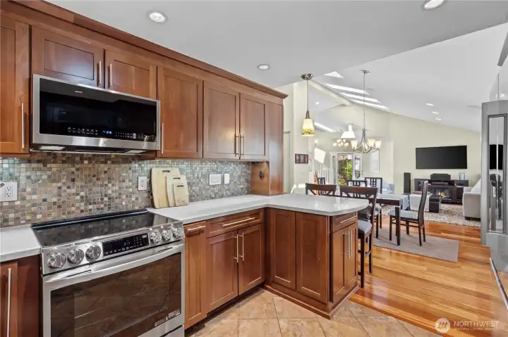 New stainless appliances
