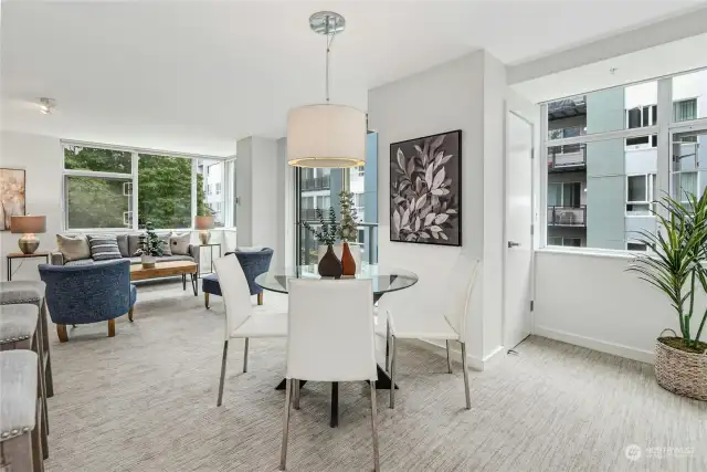 Dining area and Living Room