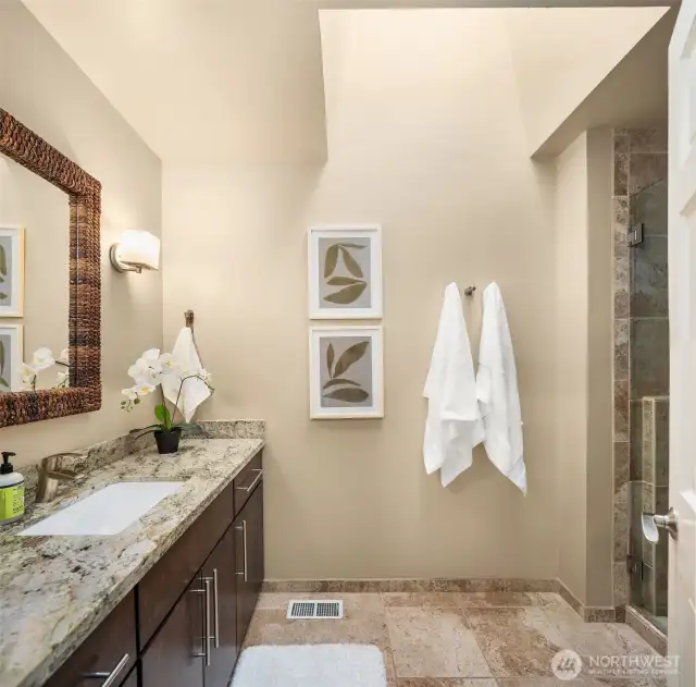 Remodeled Hall Bath