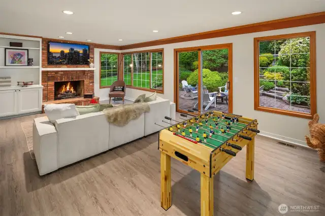 New LVP hardwood-style flooring