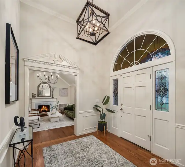 Inviting entry welcomes you