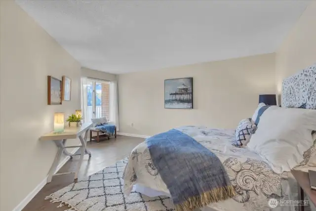 The primary suite.
