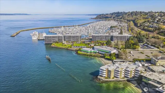 One of our cities treasures, Golden Gardens, is just past the Shilshole Bay Marina.