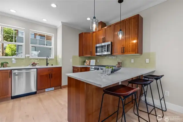 Recently updated kitchen