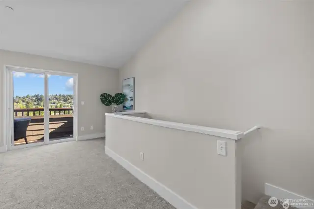 Primary Bedroom with Vaulted Ceilings