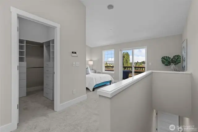 Primary Bedroom with Vaulted Ceilings