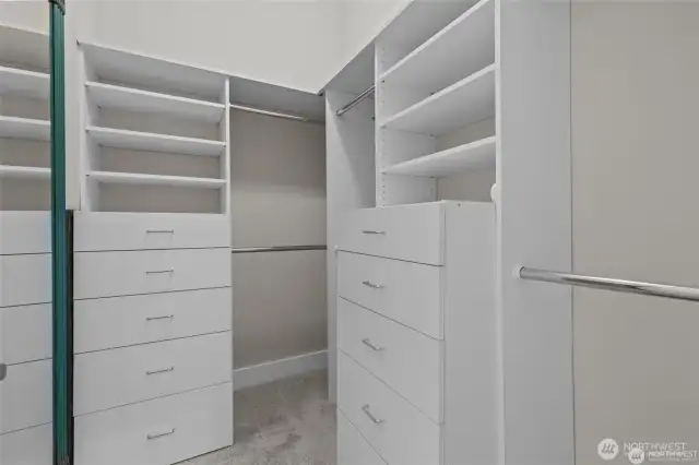 Large walk in Primary closet