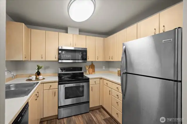 Lovely Kitchen with Stainless Appliances