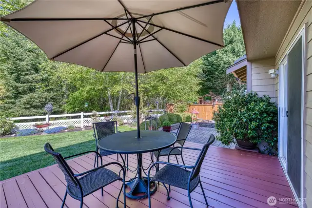 Imagine relaxing on the deck or patio this summer.