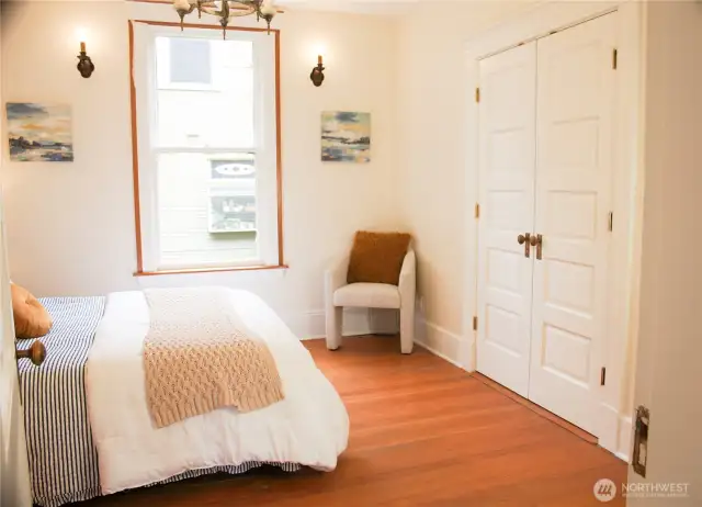 Main floor bedroom, this one has 2 closets