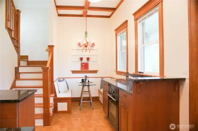 Cozy eat-in breakfast nook