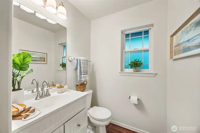Main floor powder bath.