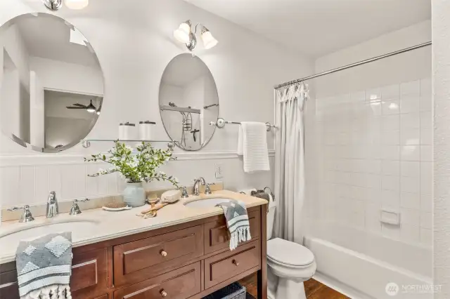 Primary bath, recently remodeled.
