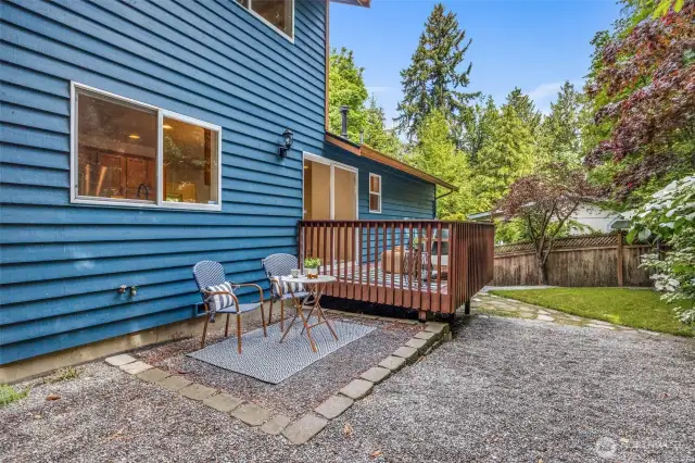 Multi-level patios & entertaining areas.