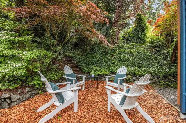 Perfect fire pit area!