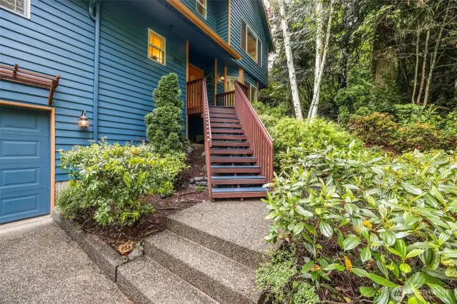 Front entry.