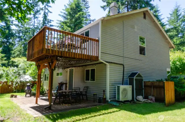 The heat pump will help keep this home comfortable in both winter and summer!