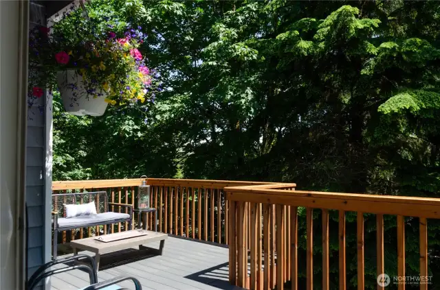 This 2-year old Trex deck makes for great space several months of the year!