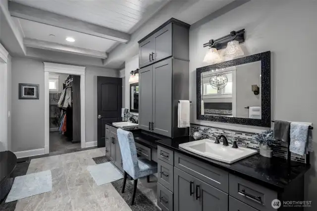 Primary bath with plenty of space.