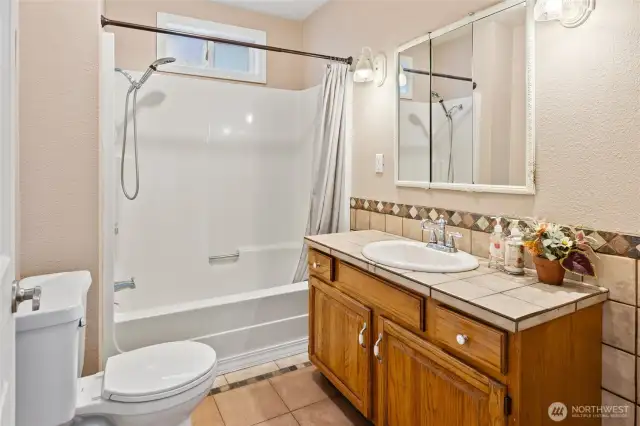 Full bath on main floor.