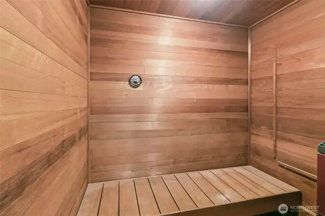 Yup. A REAL Old School Working Sauna.