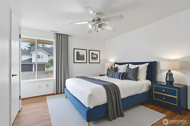Second bedroom virtually staged