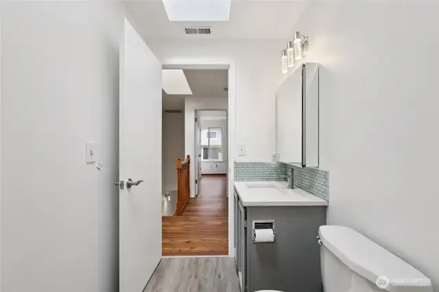 Second bathroom upstairs