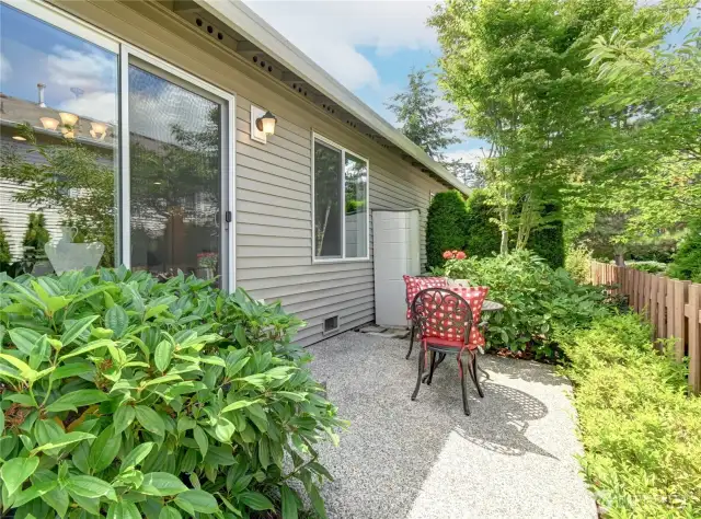 Private Patio Area