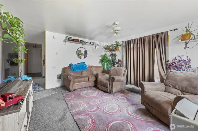 Unit 1320 main entrance into living room