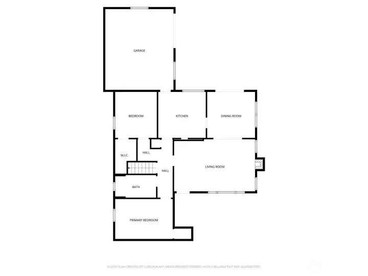 Main level floorplan