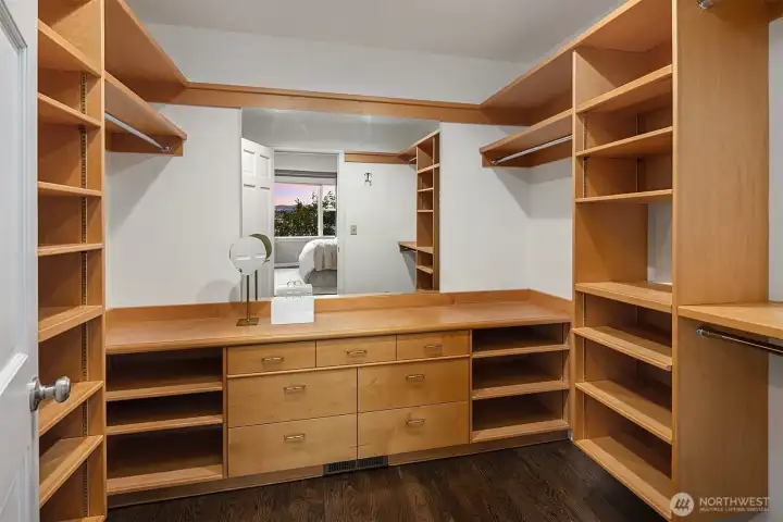 The Primary closet