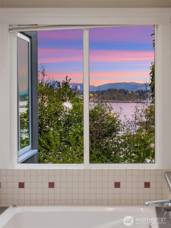 What a view!  So much untapped potential in this primary suite.