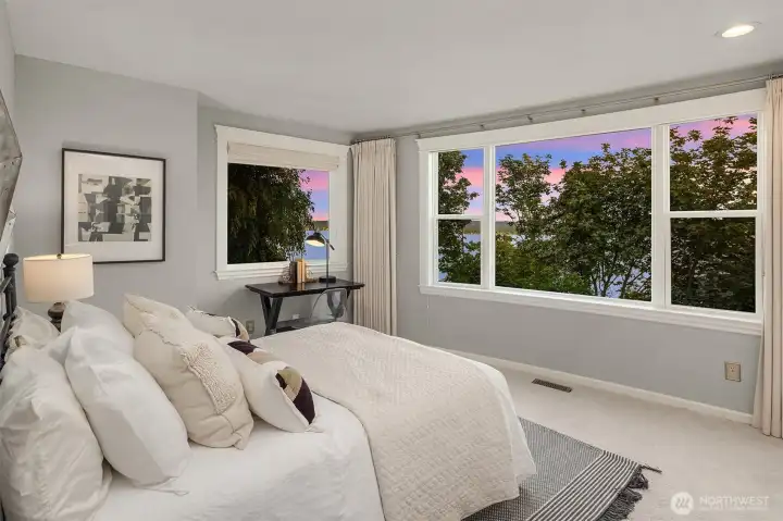 Bedroom # 2.  Views similar to the primary suite.