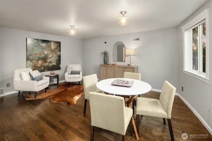 Recreation room for games, workout space(A perfect spot for you Peloton) with the full bath located just off this space.