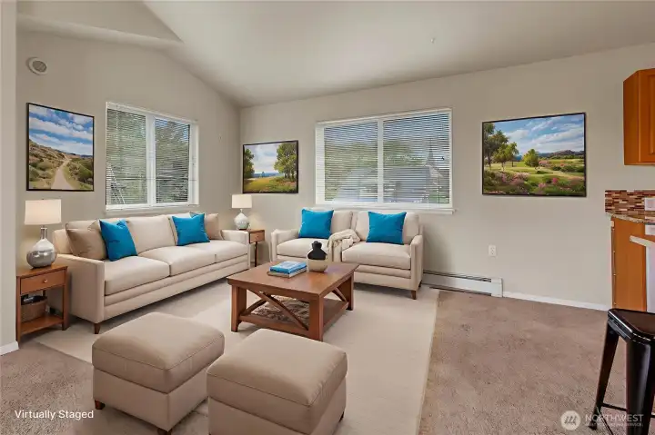 Virtually Staged Living Agrea