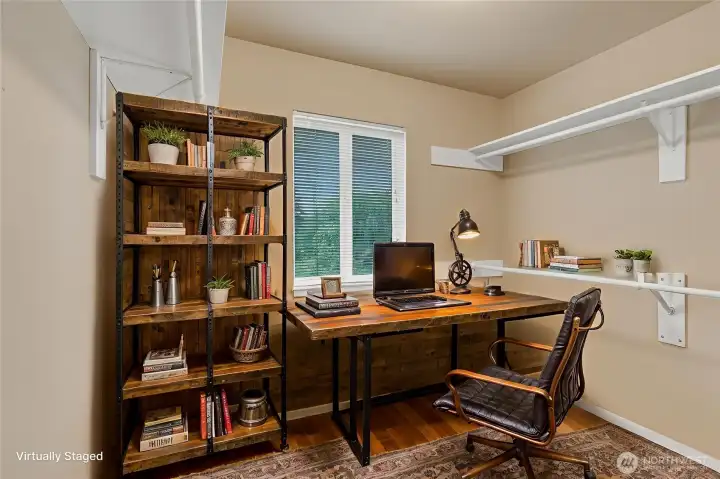Virtually Staged Walk-In Close