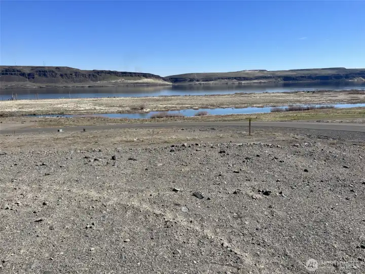 View of the waterway and the Columbia River
